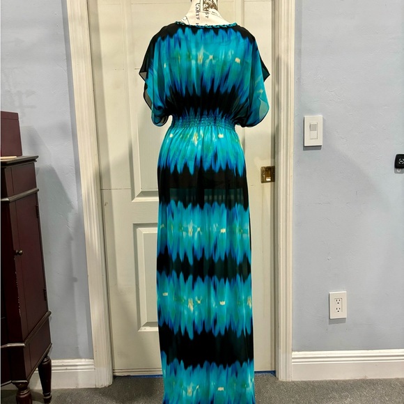 Nicole Miller Caftan Dress Size 6 - Picture 2 of 8